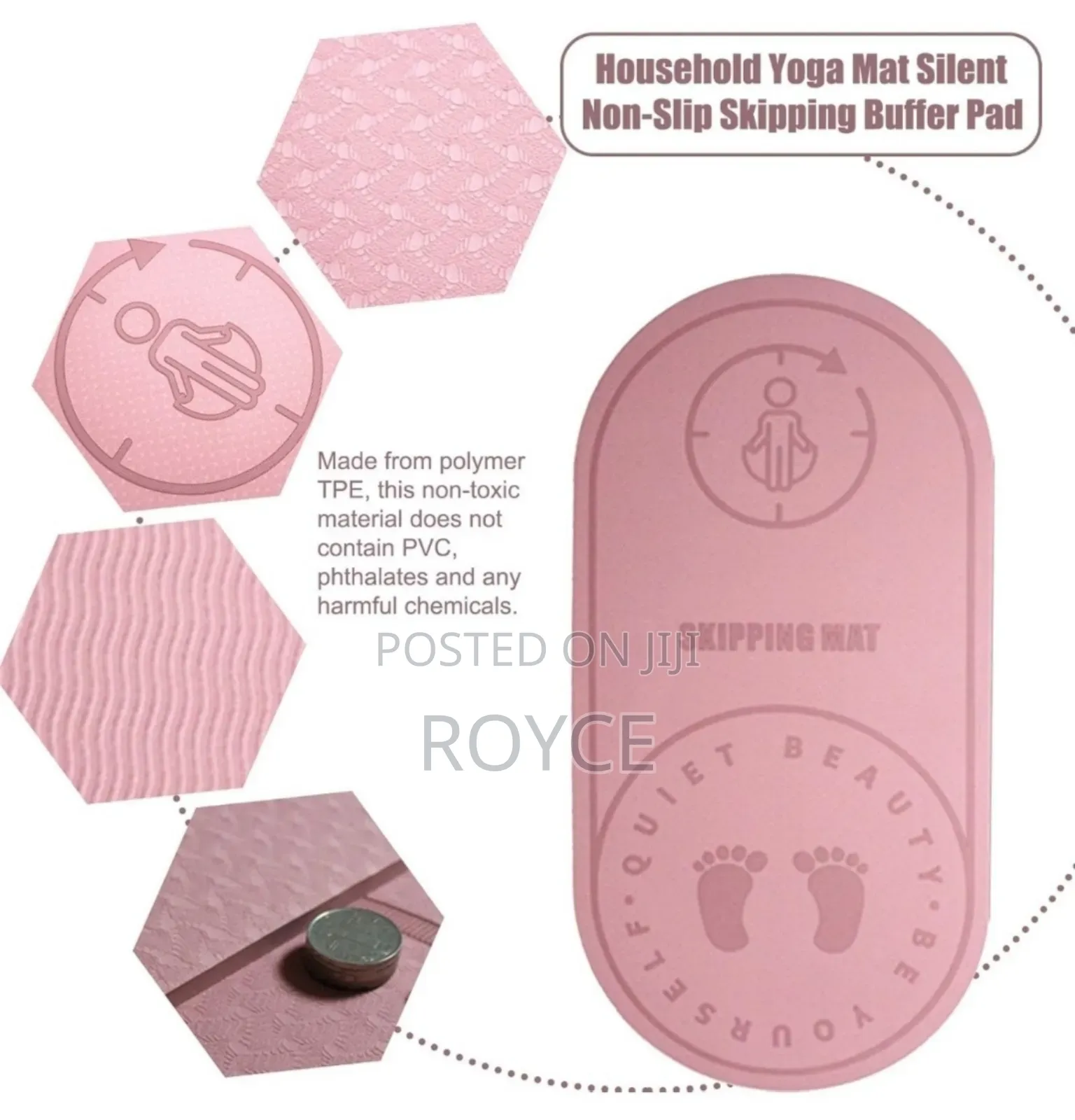 Thick Yoga Skipping Mat- 10mm