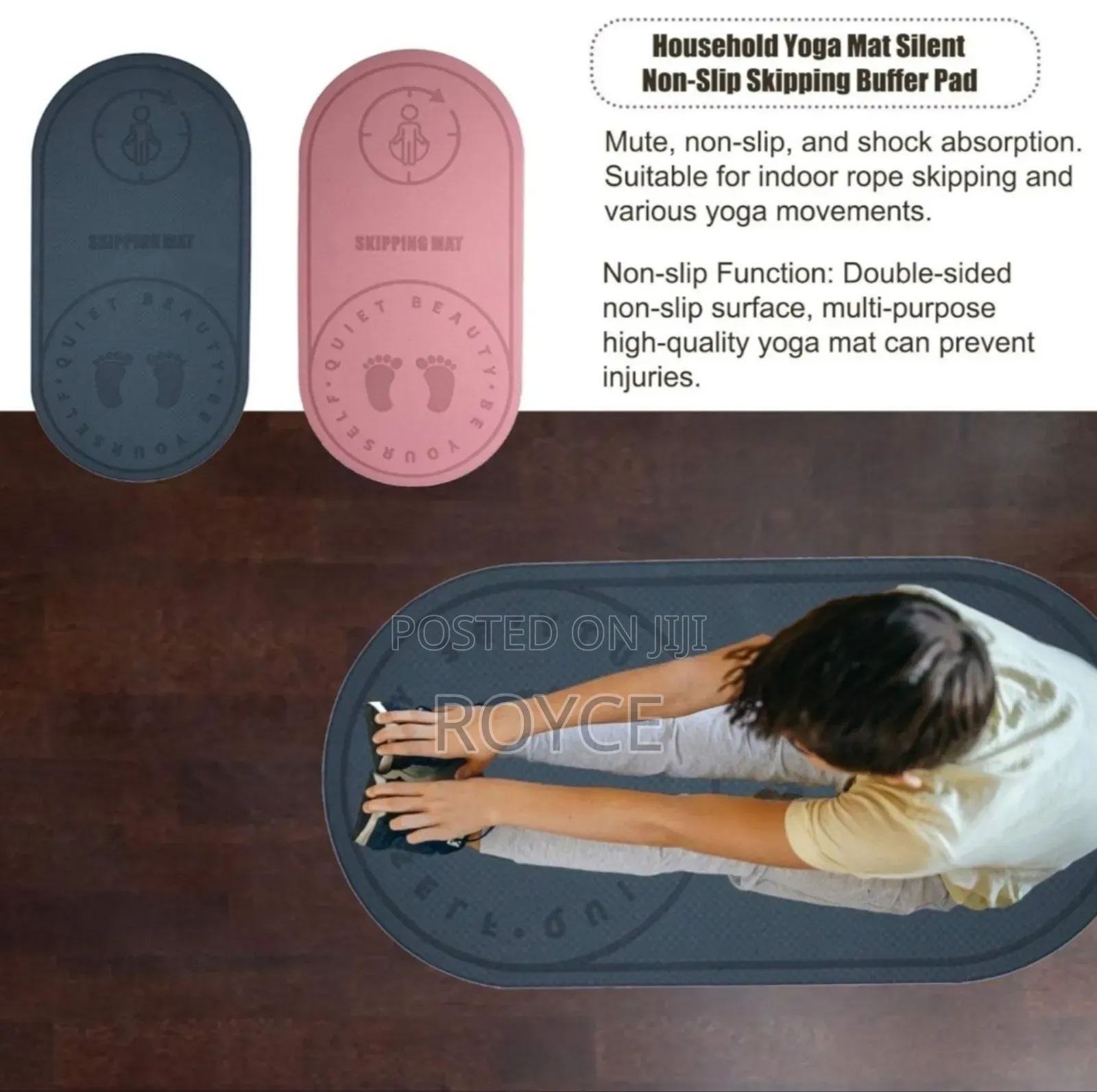 Thick Yoga Skipping Mat- 10mm