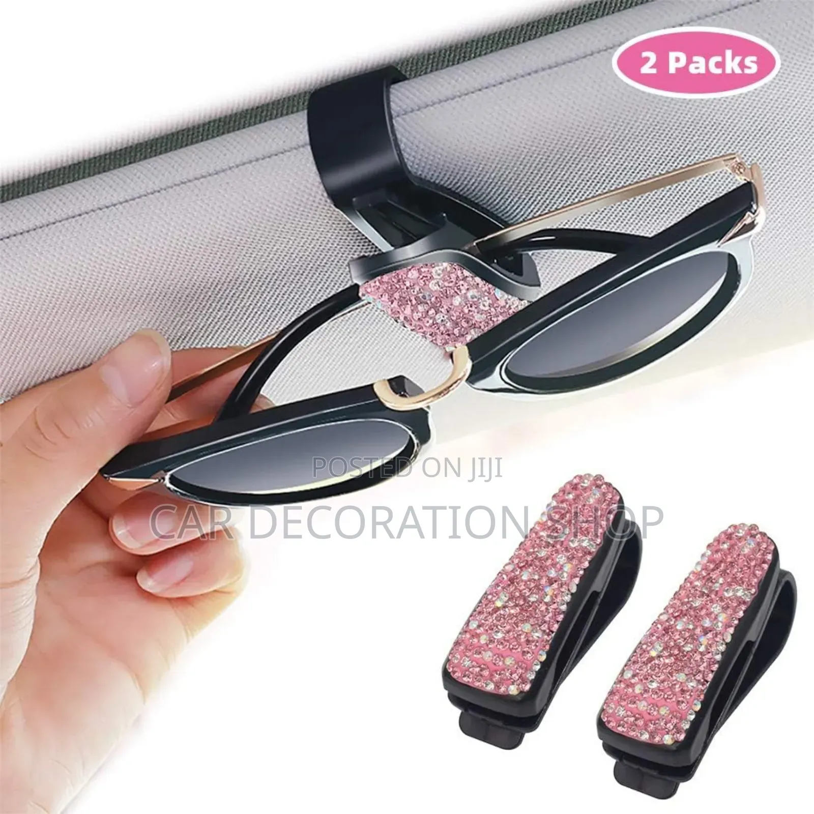 Sun Visor Mount Sunglasses Clip Holder