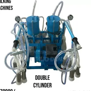 Brand New Double Cylinder Milking Machine(Blue)
