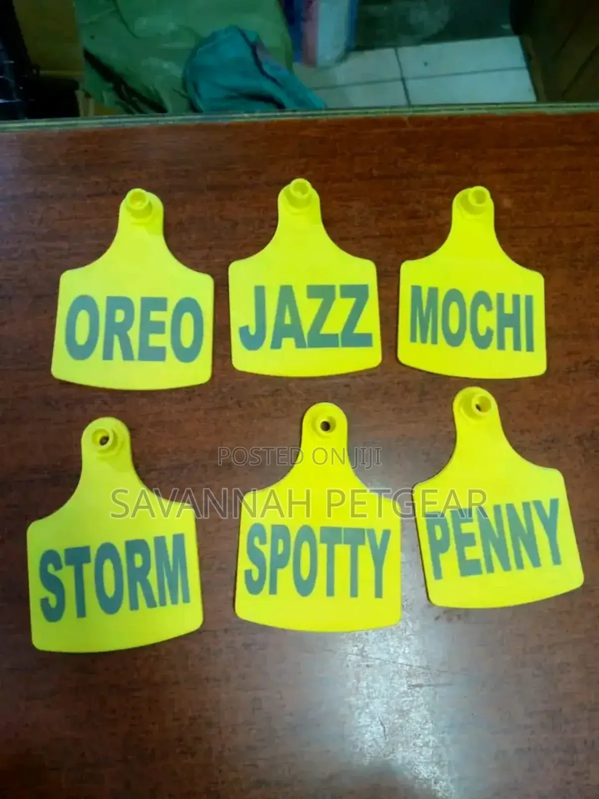 Goats Sheep Laser Customized Ear Tags -all Colours