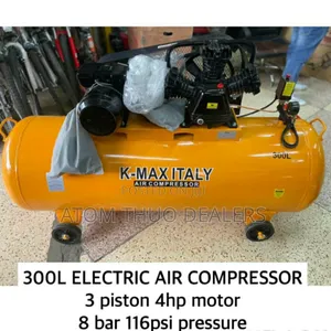 New 300L Electric Air Compressor 3 Piston 4hp Motor