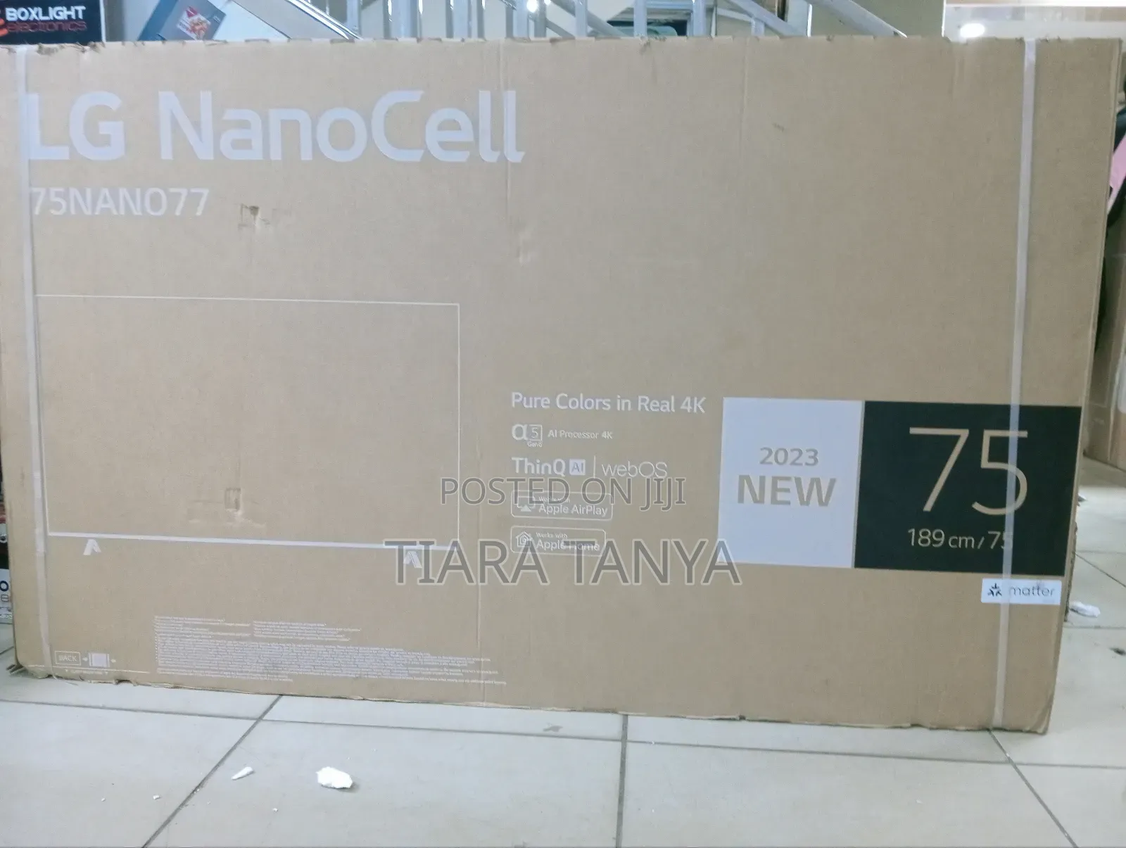 75 Inches LG Nano77 Smart Nanocell Tv