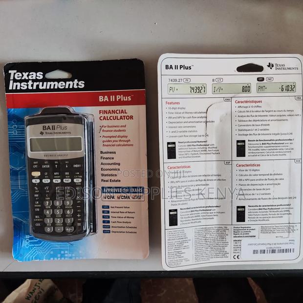 Texas Instruments Financial Calculator Ba Ii Plus Calculator - thumbnail 2