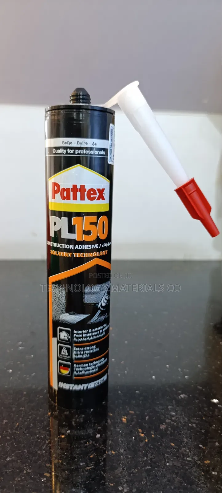 Pattex Pl150 Construction Adhesive(380g),Color-beige