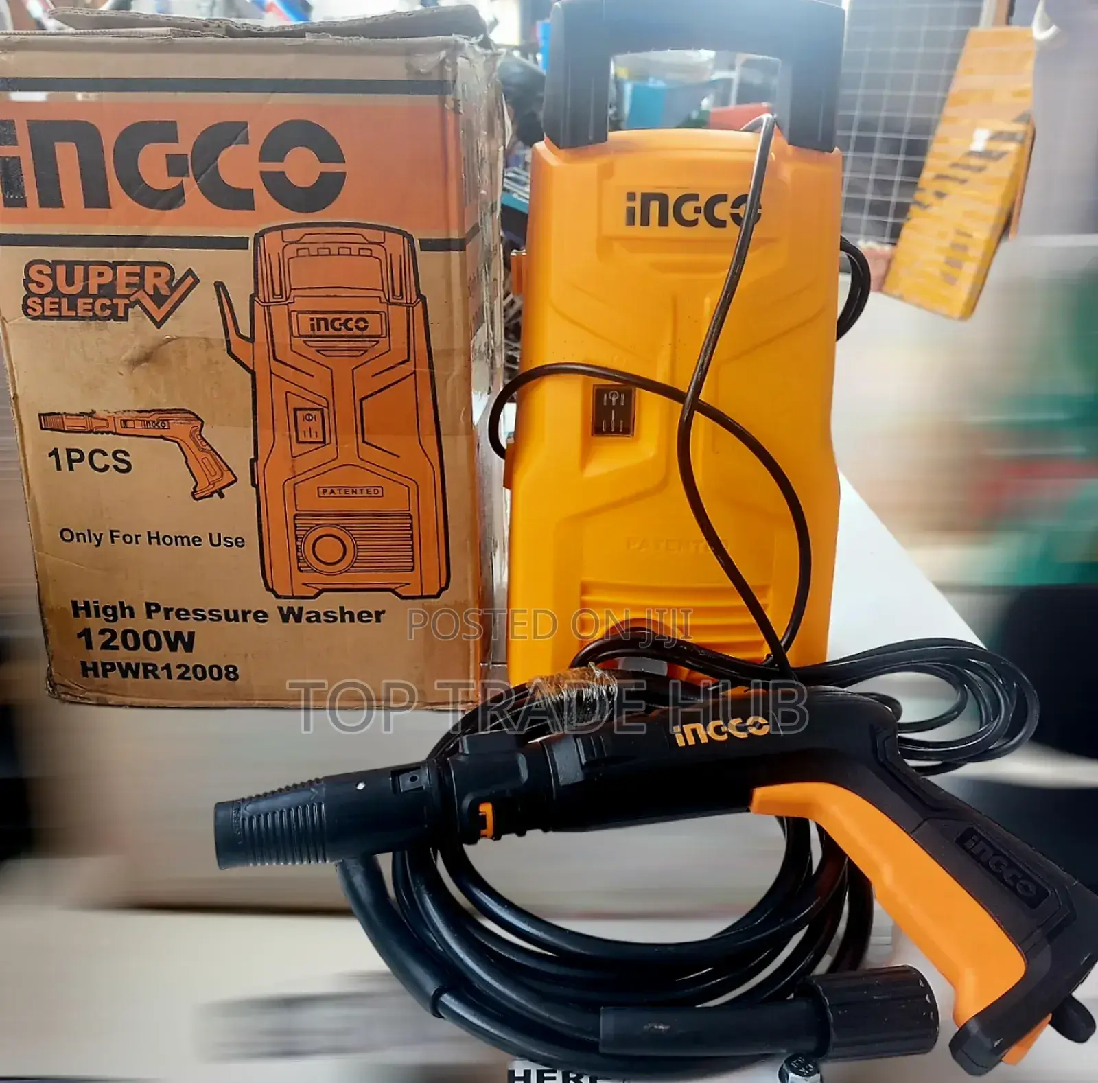Ingco Home Use High Pressure Washer 1200w