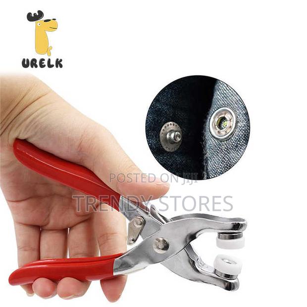 Metallic Snup Button Pliers Set