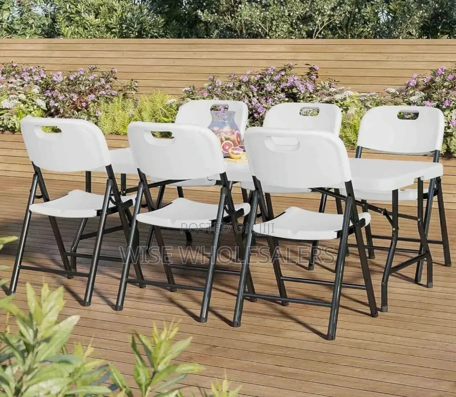 White Foldable Chair Available