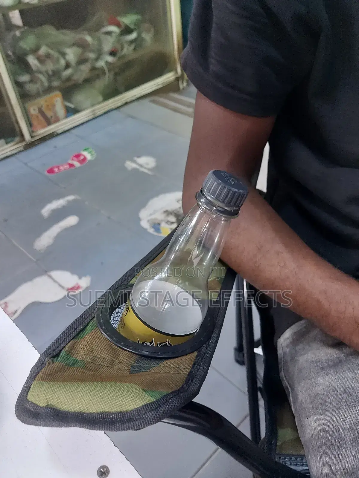 Camouflage Camping Chair With Cup Holder