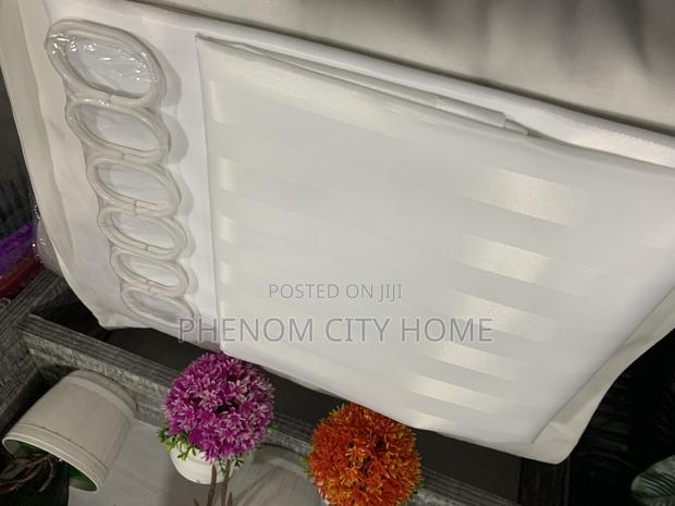 White Shower Curtains - thumbnail 2