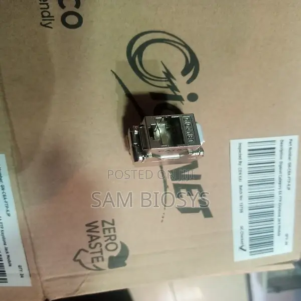 Giganet Shielded Category 6A Die Cast Keystone Jack