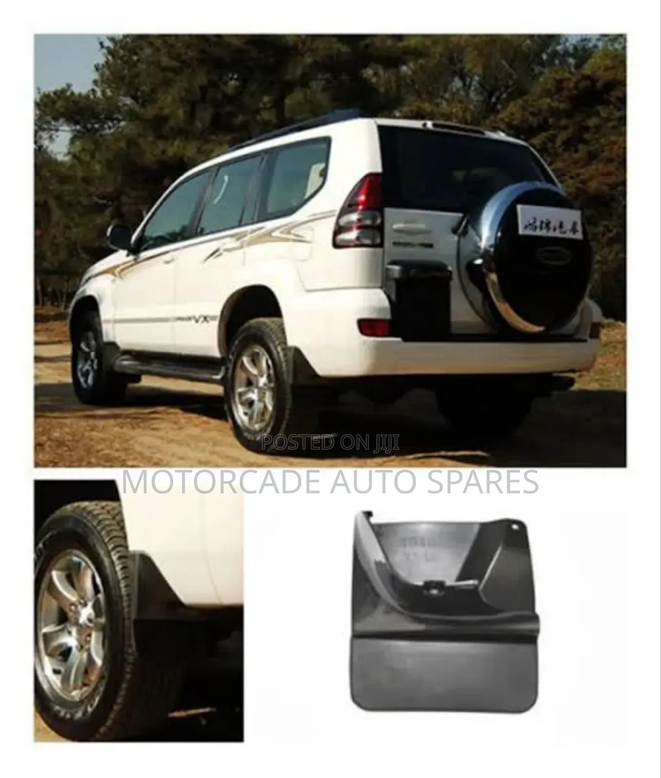Toyota Landcruiser Prado J120 Rear Mudflaps