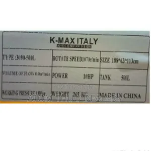KMAX 500L Three Phase Air Compressor Restocked