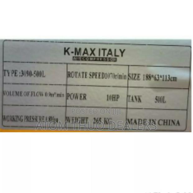 KMAX 500L Three Phase Air Compressor Restocked - thumbnail 2