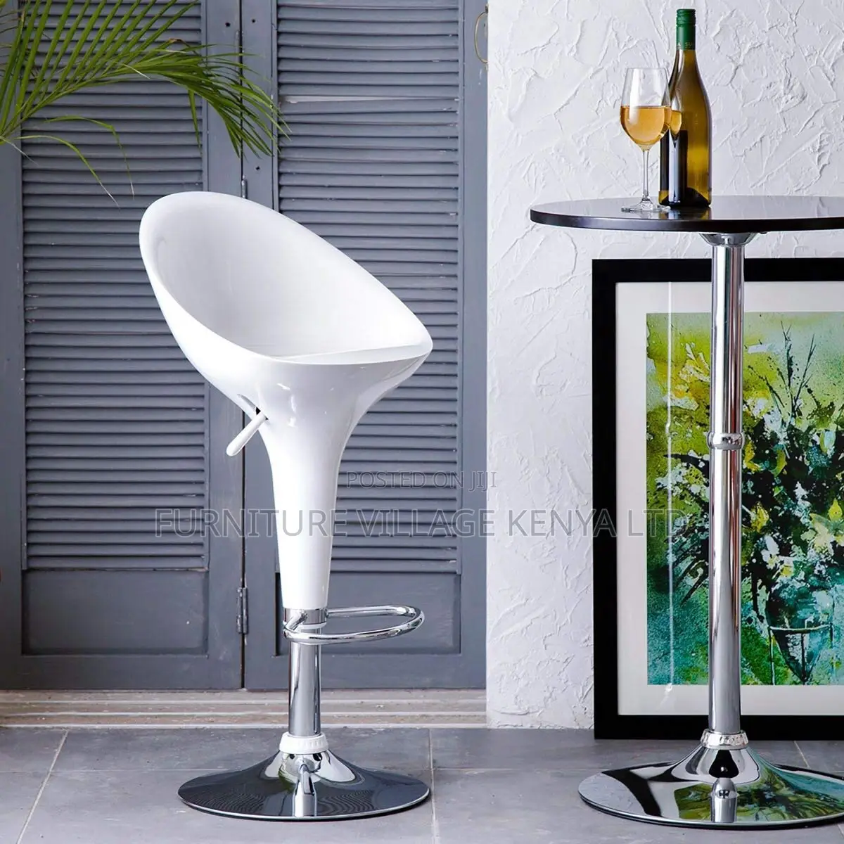Modern Adjustable Swivel Barstool