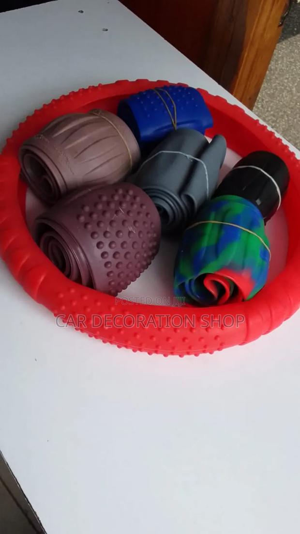 Antislip Silicone Colored Steering Wheel Cover