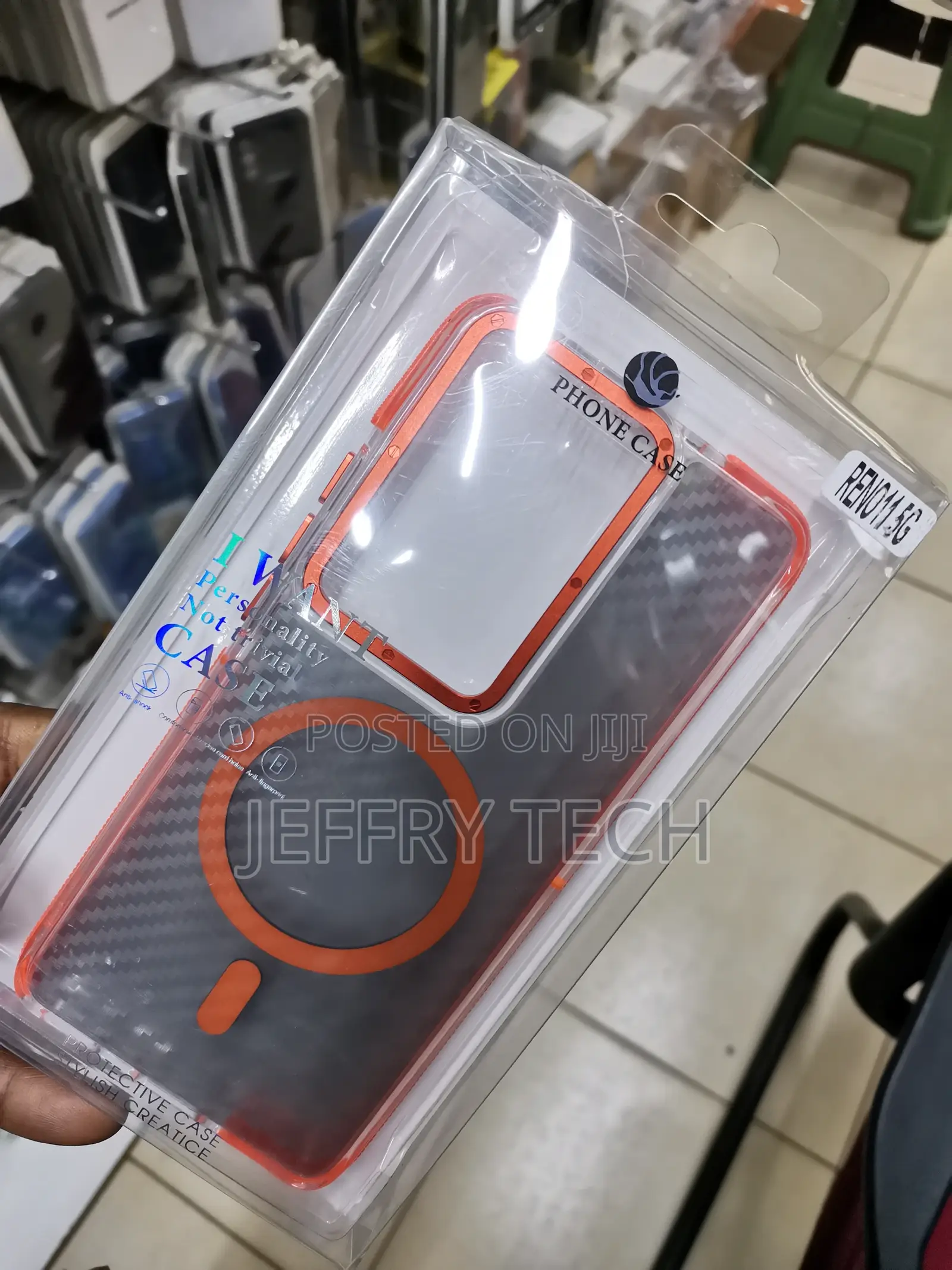Oppo Reno 11 5g Magsafe Dual-Color Carbon Fiber Lens Film