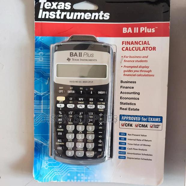 Texas Instruments Financial Calculator Ba Ii Plus Calculator - main view