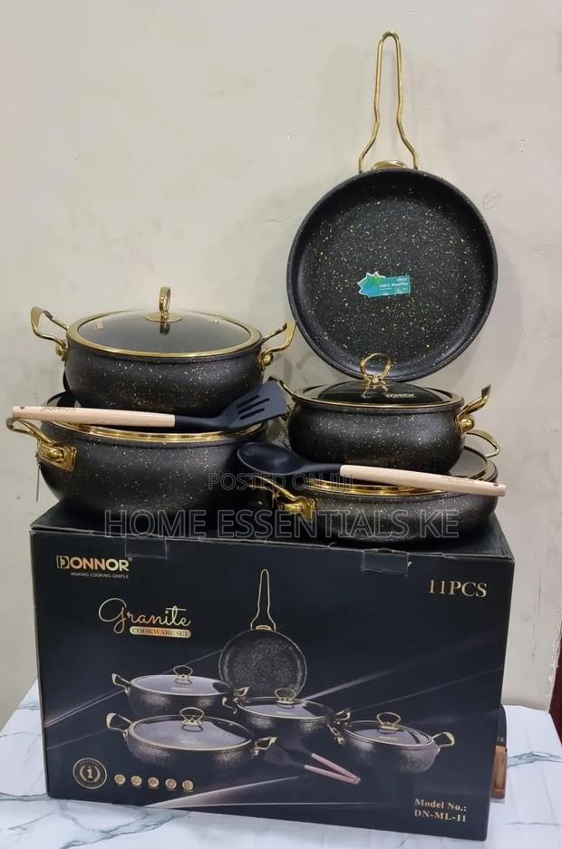 11pc High Quality Granite Serving/ Cooking Pots
