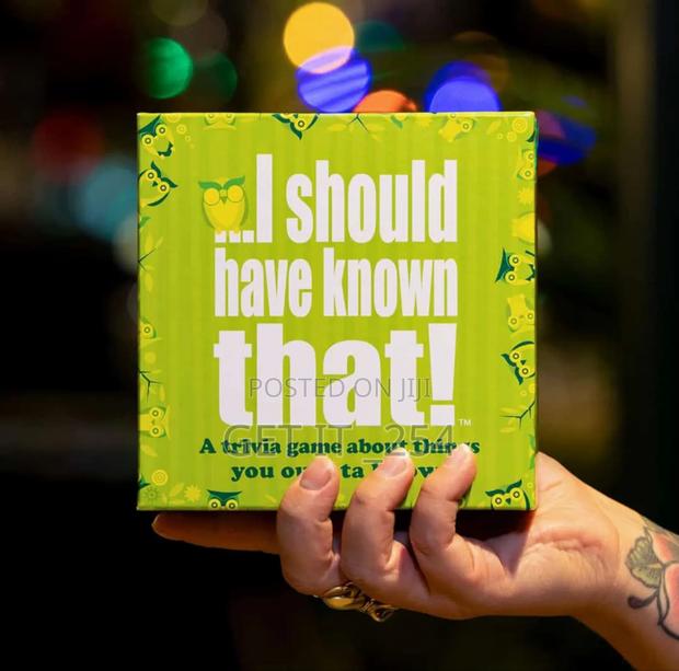 I Should Have Know That - main view