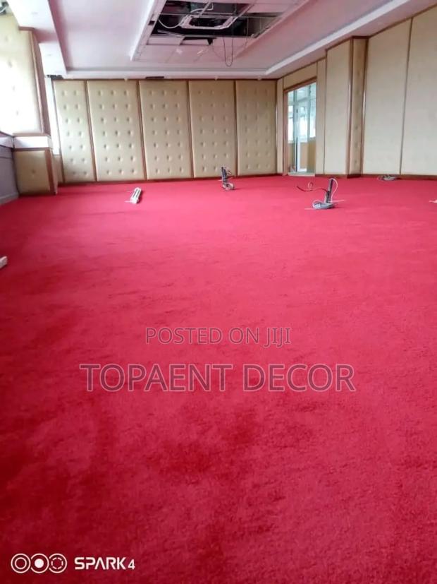 Vip Red Wall to Wall Classroom Carpets - main view