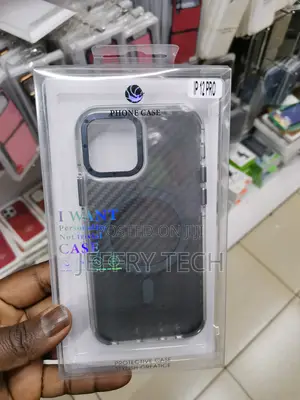 iPhone 12 Pro Case, Carbon Fiber Texture Design Compatible W