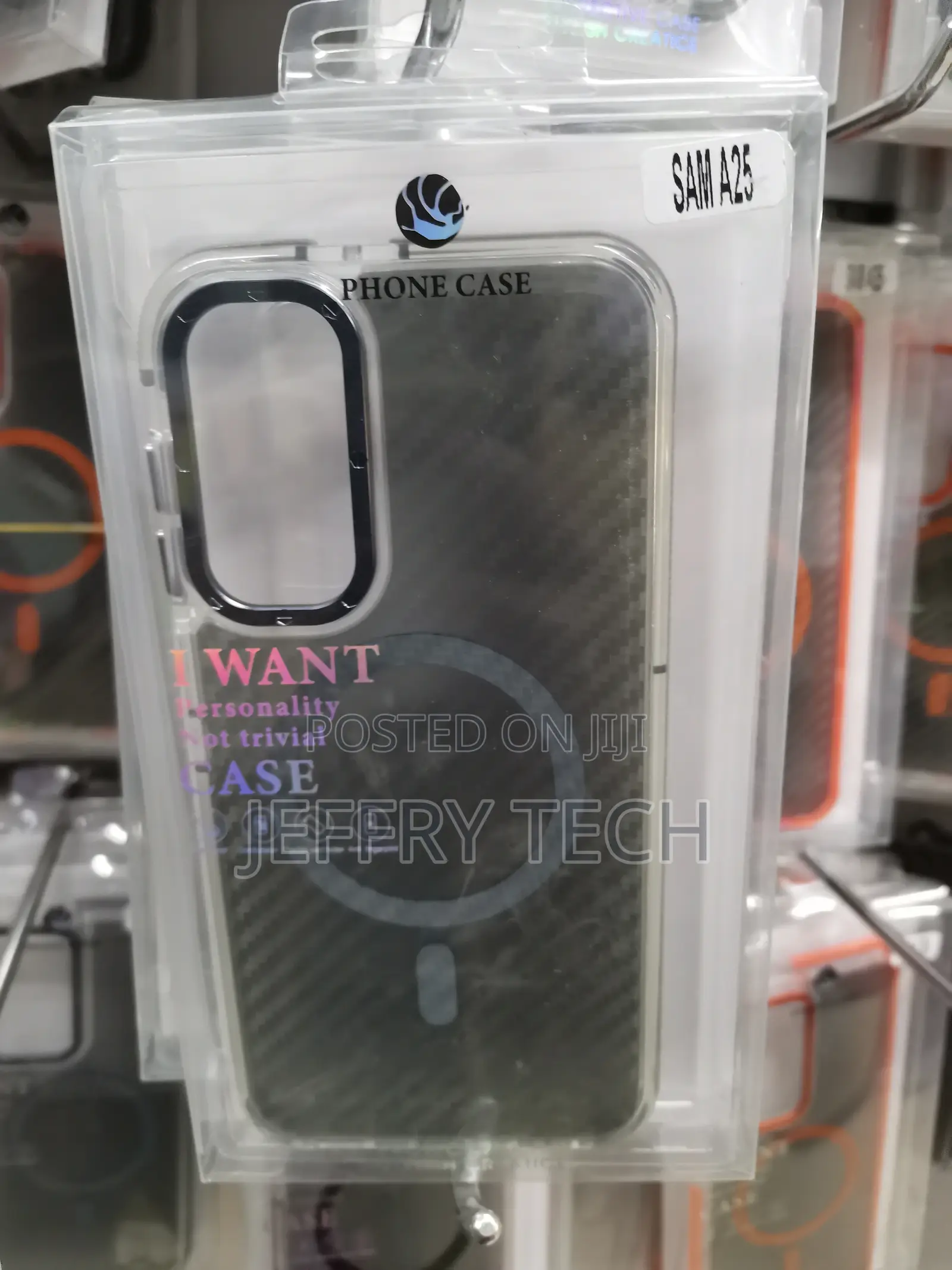 Carbon Fiber Magsafe Case for Samsung Galaxy A25 Magnetic Co