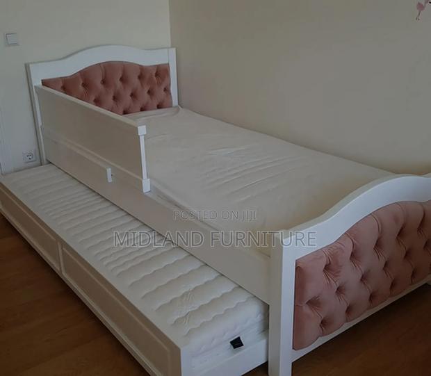 Bed for Girls With Buttons - main view