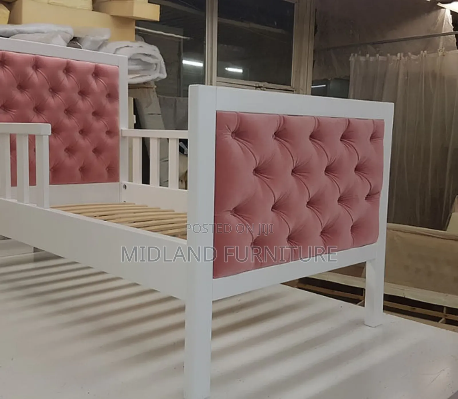 Bed for Girls With Buttons