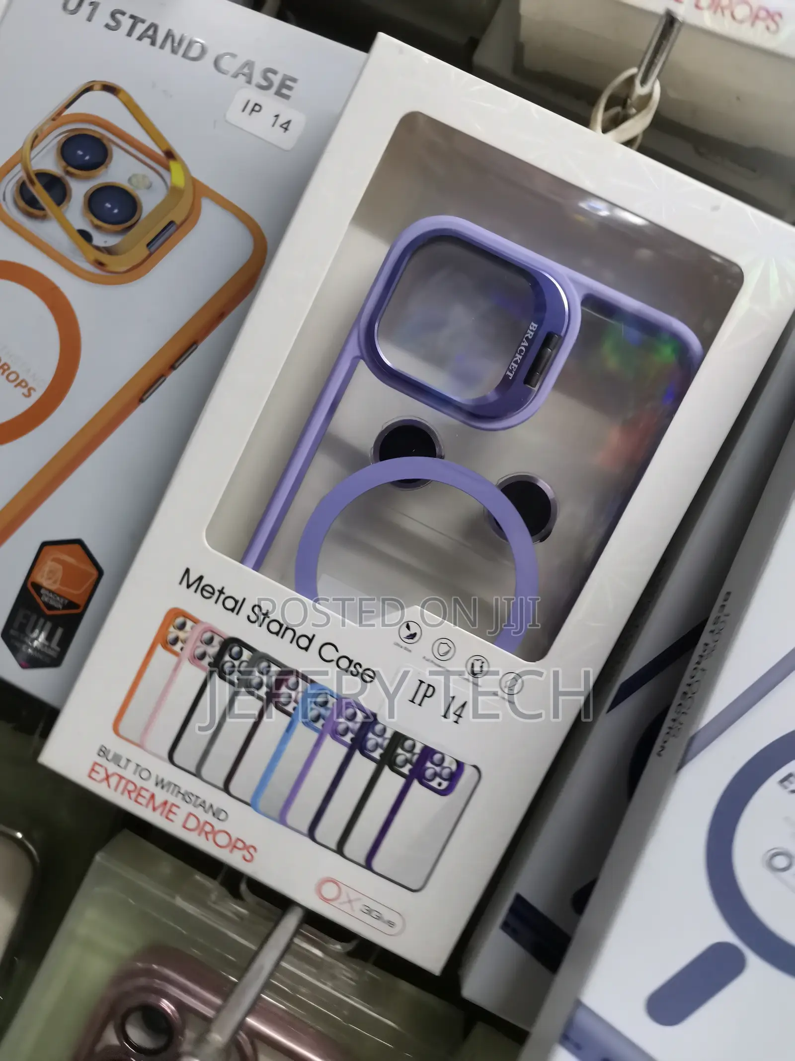 Magsafe Premium Stand Case With Lens Protector iPhone 14
