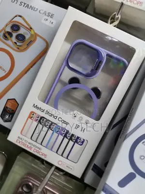 Magsafe Premium Stand Case With Lens Protector iPhone 14