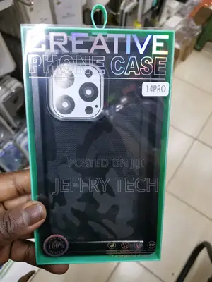 iPhone 14pro Skin Wrap 3M Black Camo Texture Film Protective