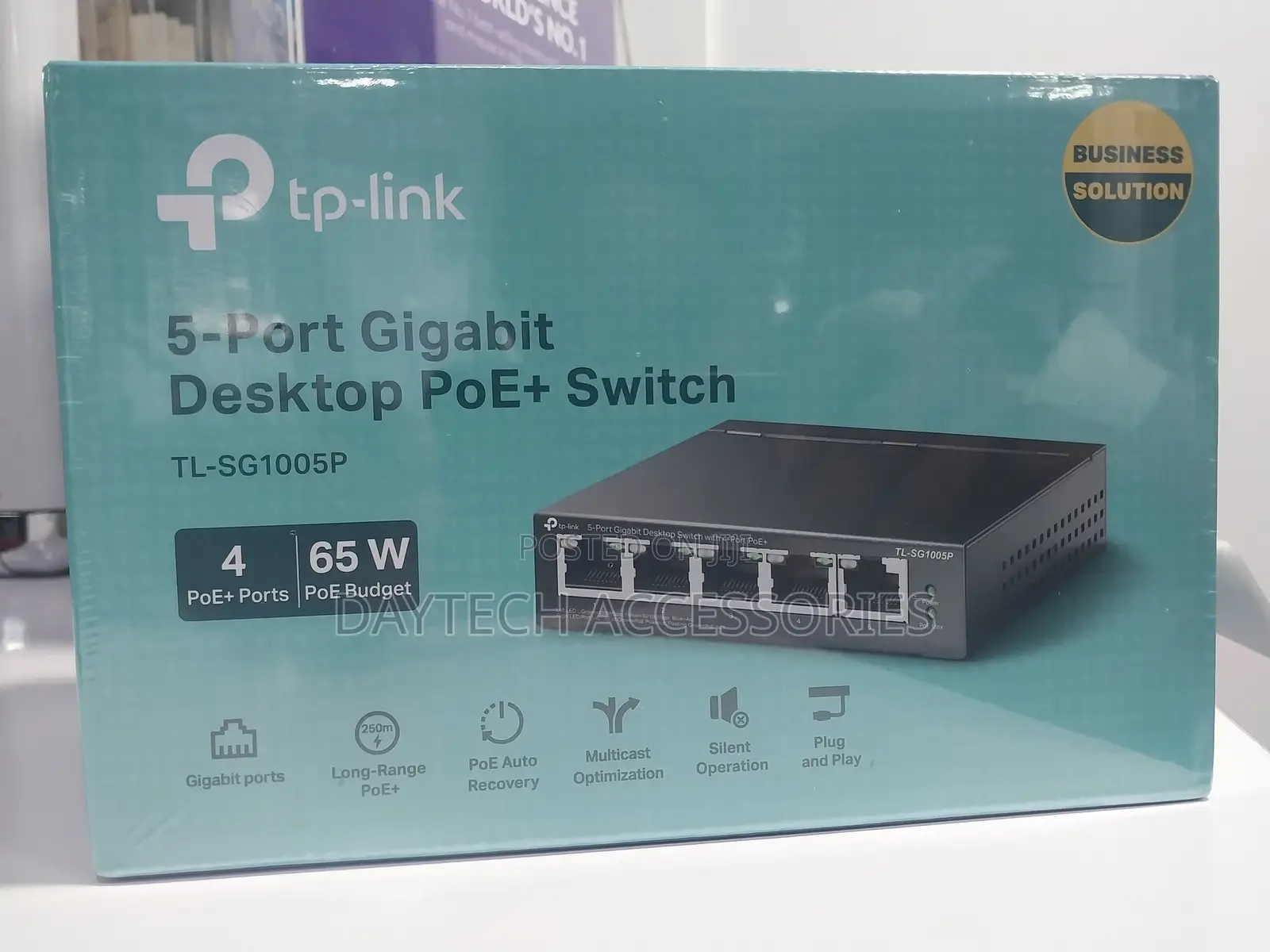 Tp-Link 5-Port Gigabit Desktop Switch With 4-Port Poe+