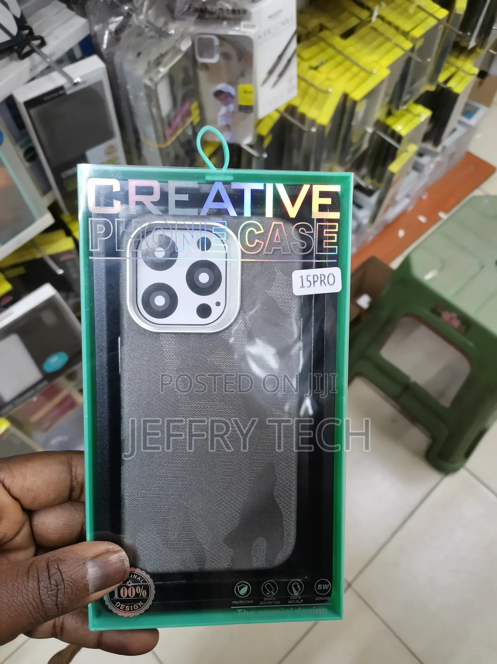 Textured and Feel Case for iPhone 15 Pro