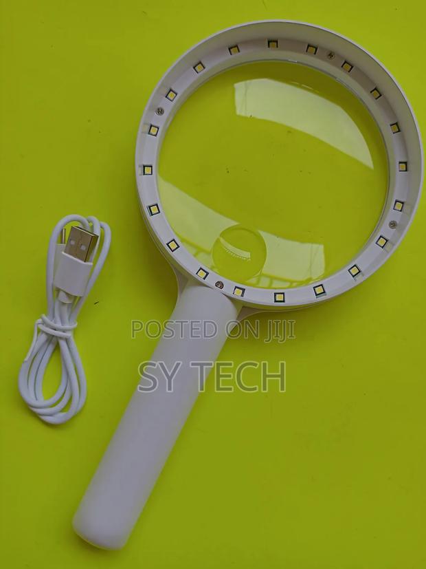 ×5 ×10 USB Rechargeable 110mm Magnifier With Switch - thumbnail 3