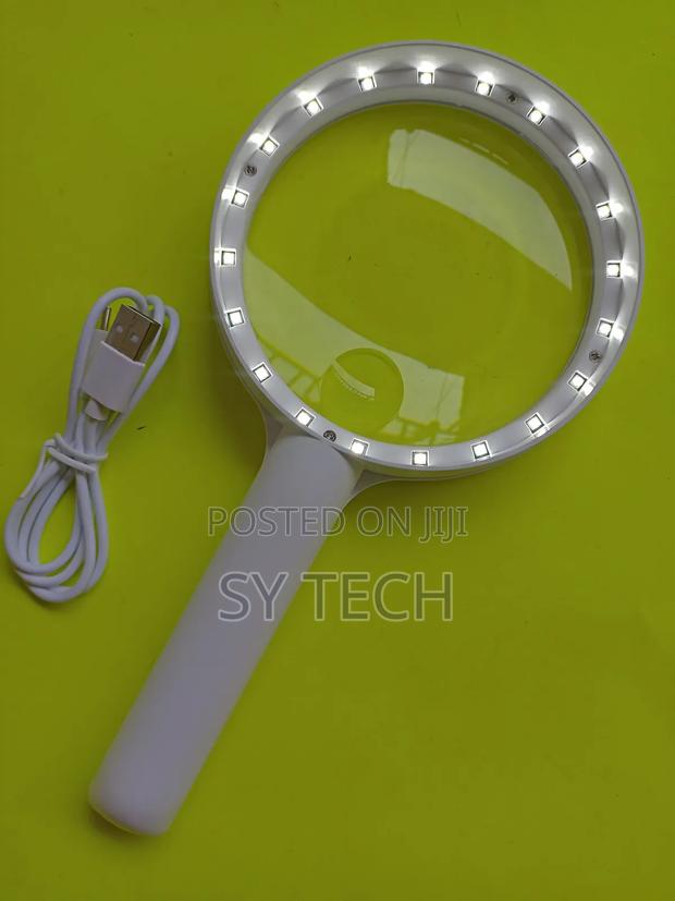 ×5 ×10 USB Rechargeable 110mm Magnifier With Switch - thumbnail 4