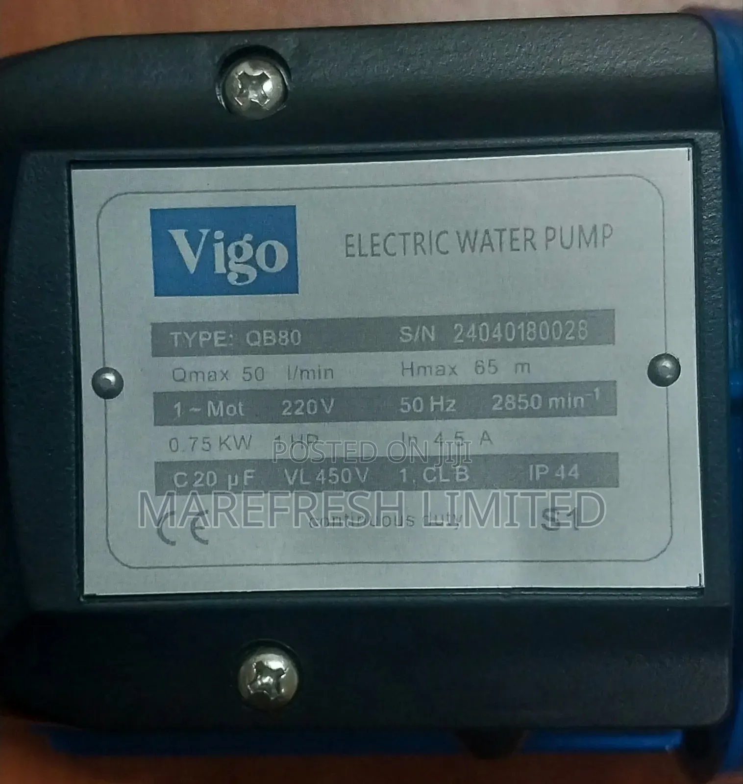 Water Pump QB80