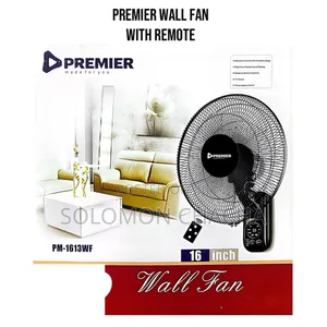Premier Wall Fan 16" With Remote