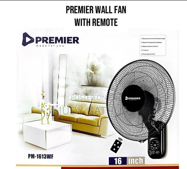 Wall Fan With Remote