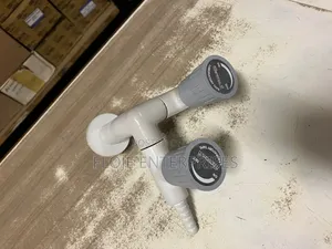 Gas Tap-Two Way Complete White