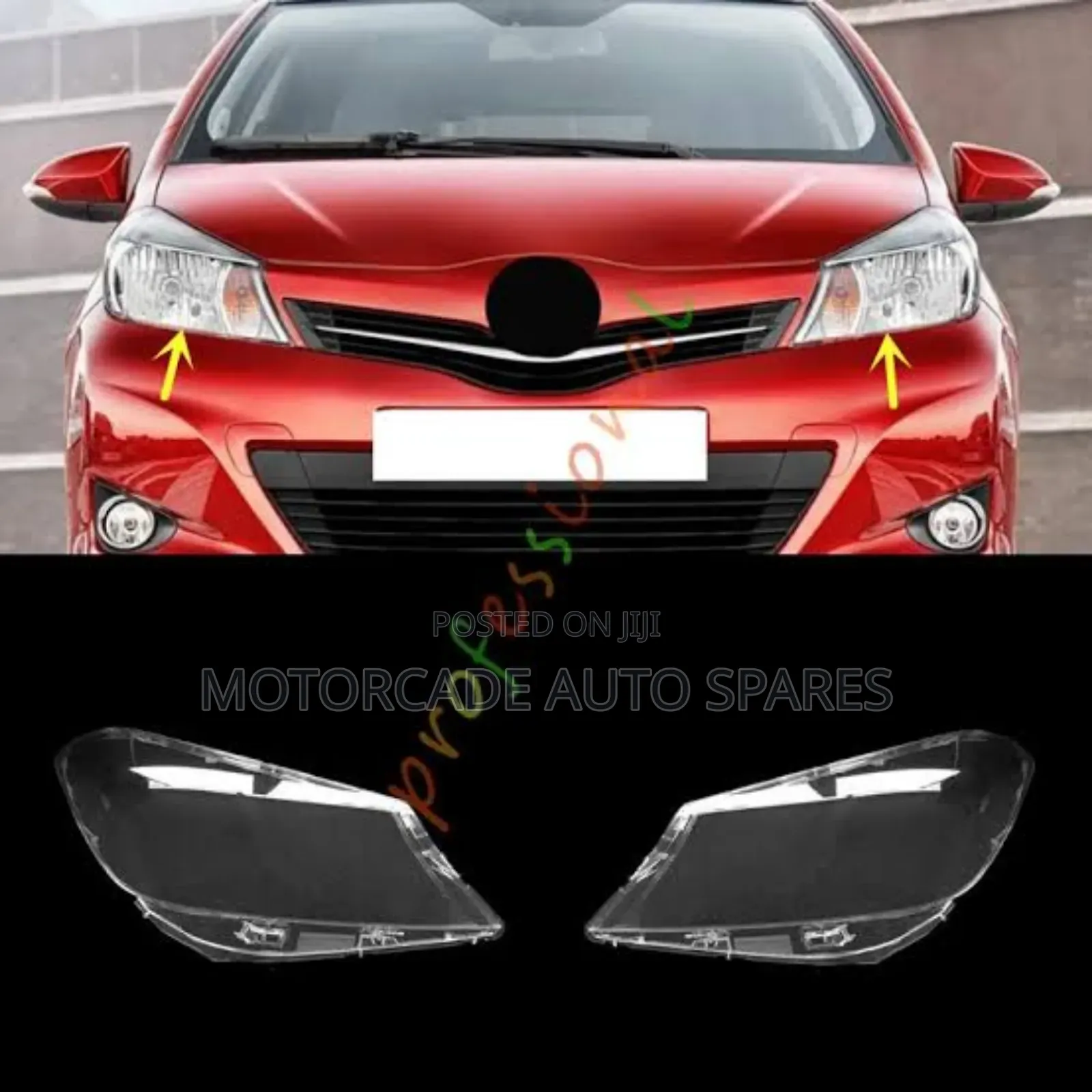 Toyota Vitz Jewella Headlight Lens