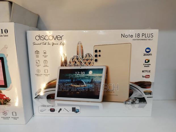 New Discover Note 18 Plus 256 GB Black - main view