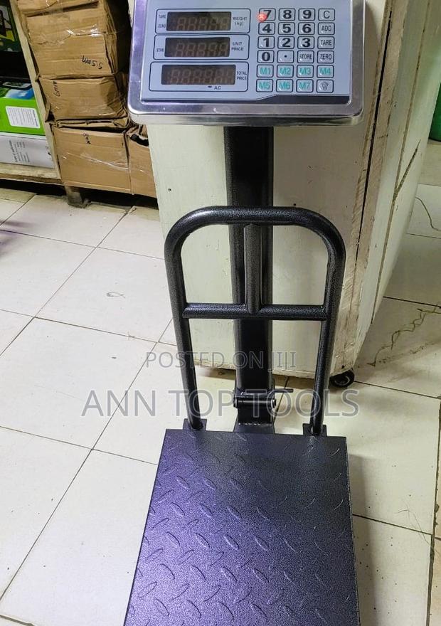 30*40 Platform Scale With Guard Rail - main view