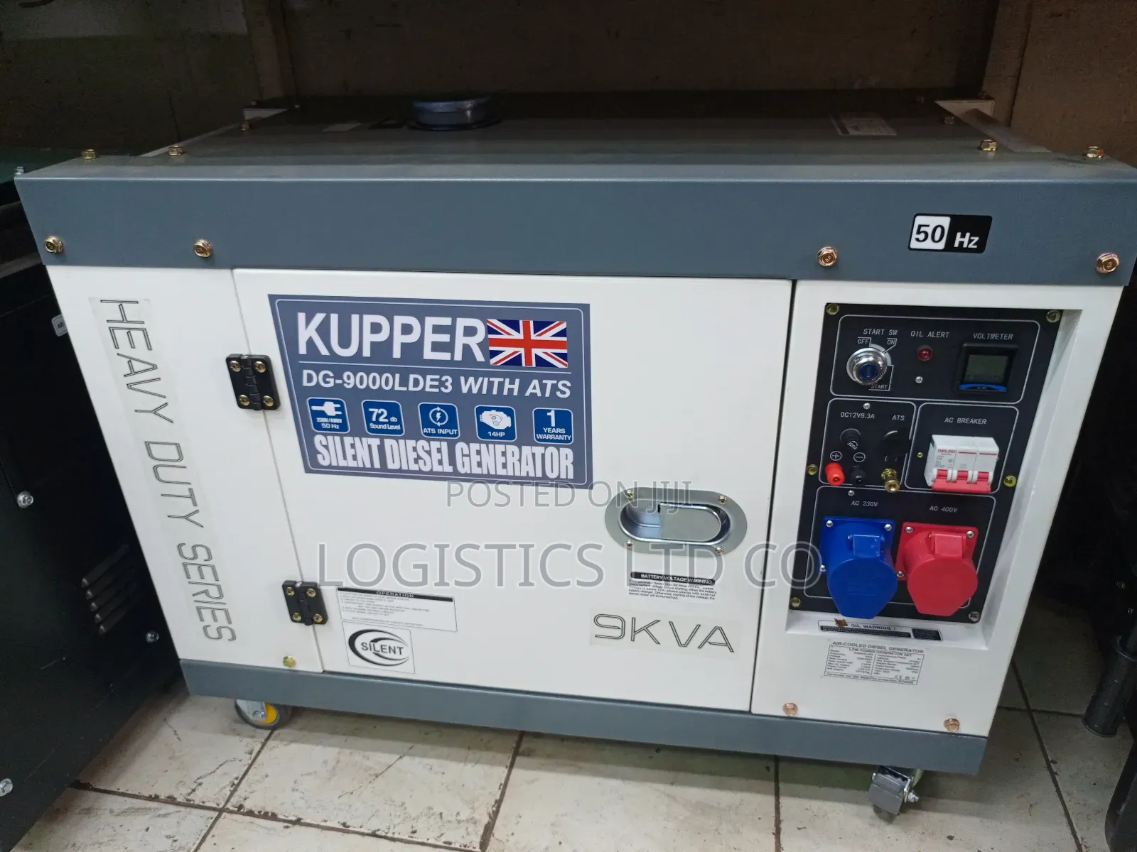 Kupper DG9000/3 9kva Diesel Generator With (ATS) Automatic