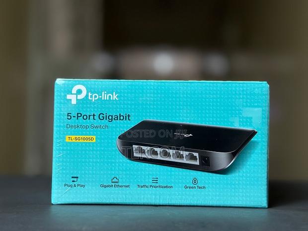 Tplink 5-Port Tl-Sg1005d Gigabit Desktop Switch