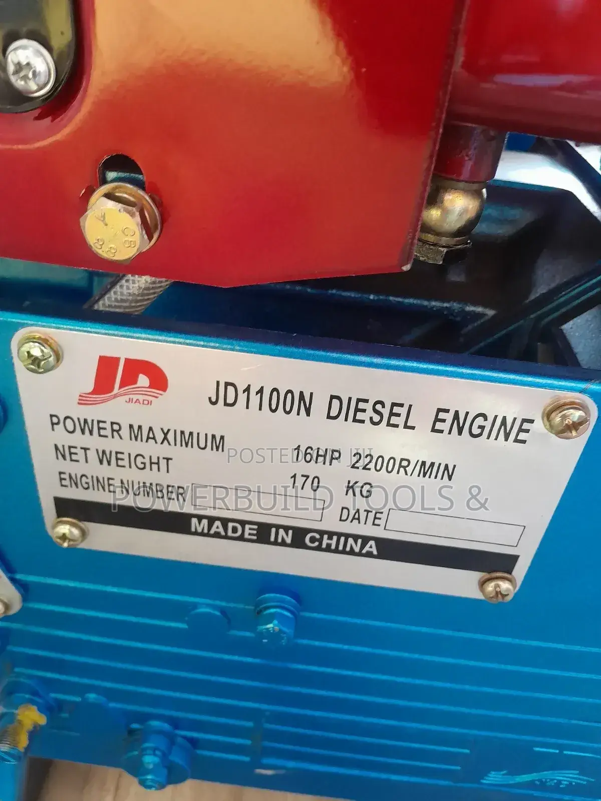 16HP Radiator Cooled JD Engine