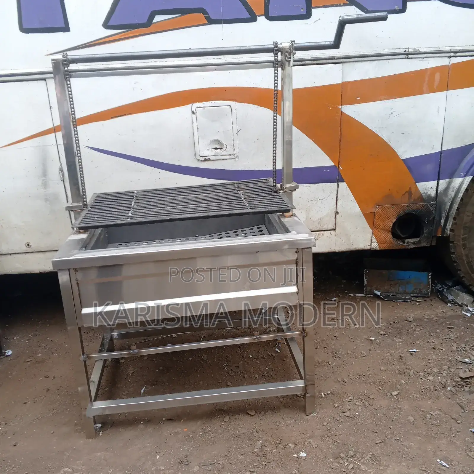 Stainless Steel Charcoal Grill