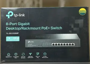 .Tp-Link Tl-Sg1008mp 8-Port Gigabit Poe+ Unmanaged