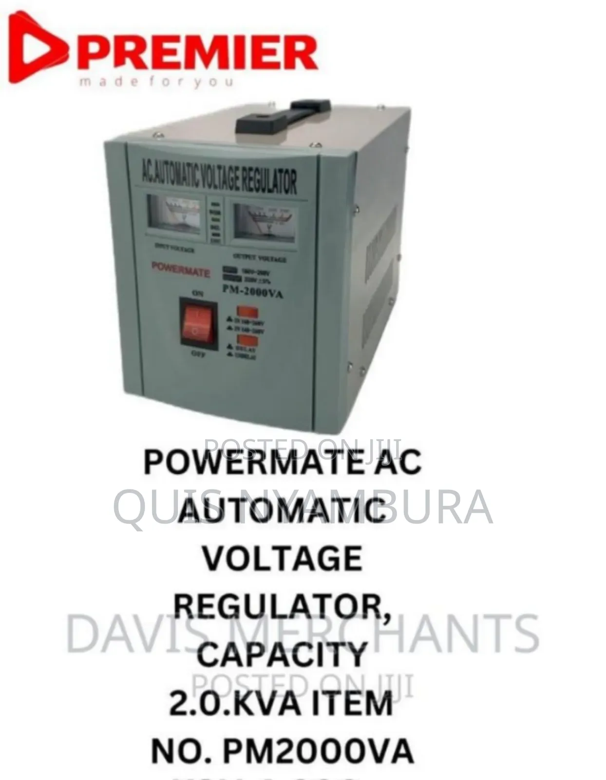Automatic Voltage Regulator 2kva Powermate