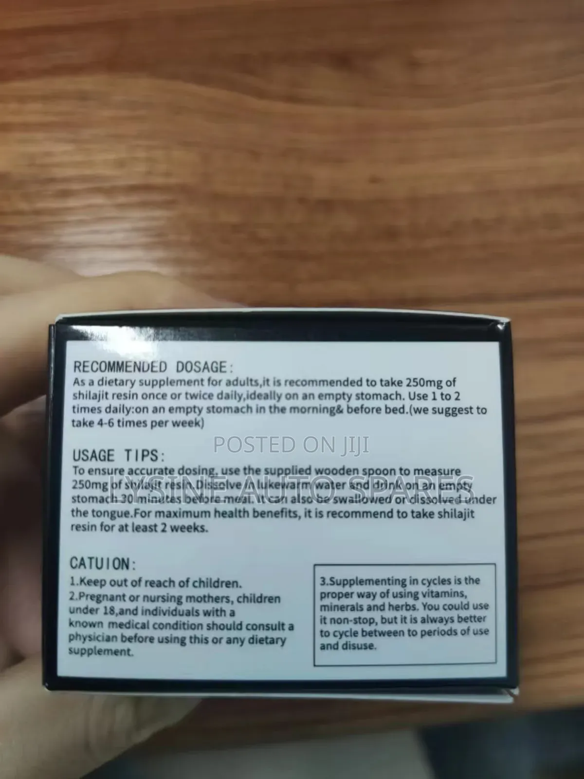 Pure Himalayan Shilajit Extract Resin